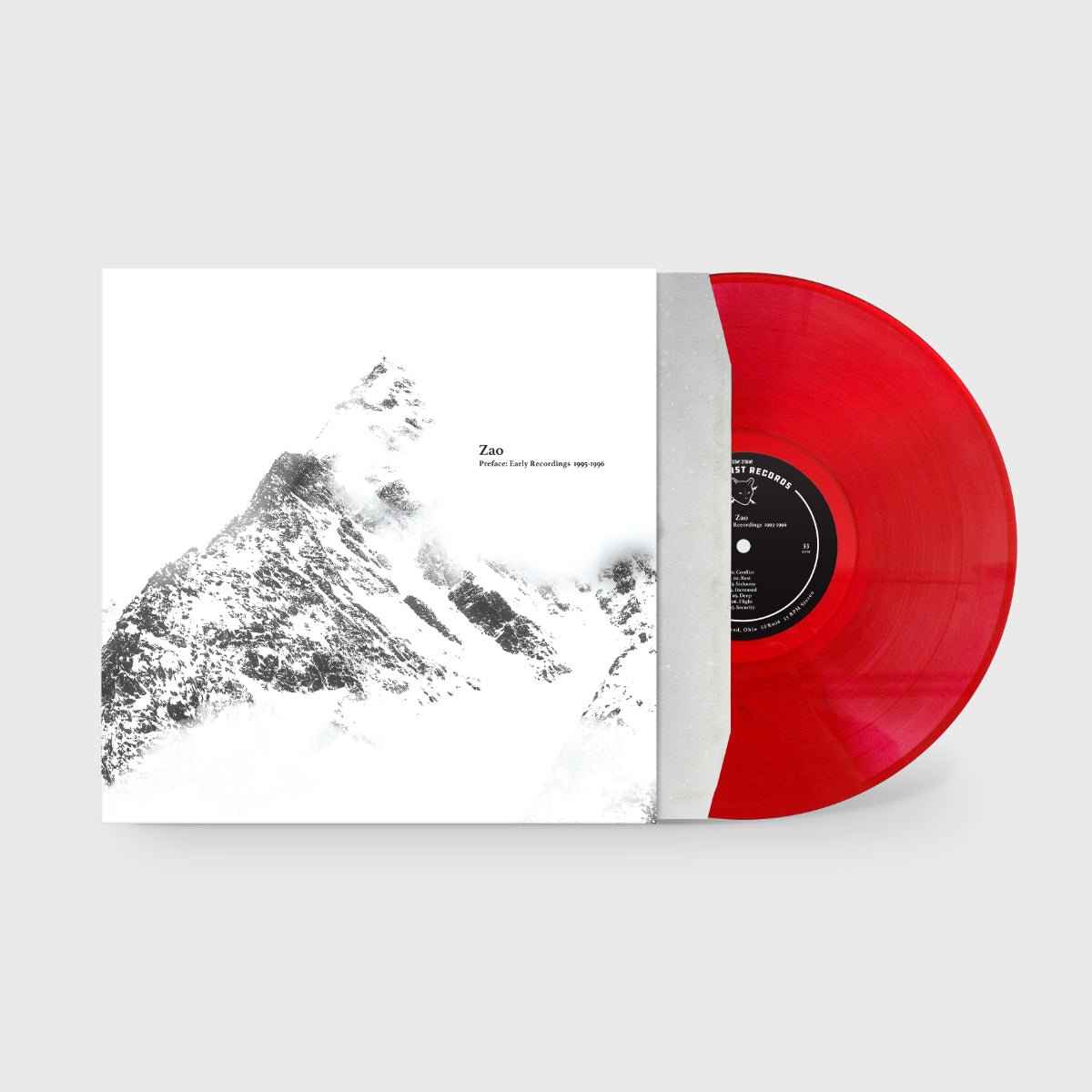 Zao: Preface: Early Recordings 1995-1996: Vinyl Transparent Red