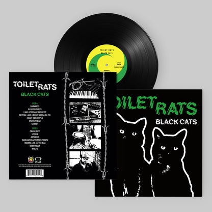 Toilet Rats: Black Cats: Limited Edition Black Vinyl LP