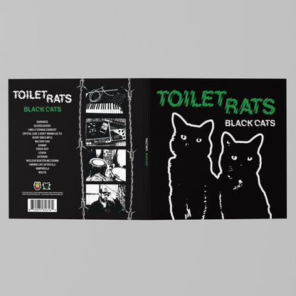 Toilet Rats: Black Cats: CD in Eco-Wallet