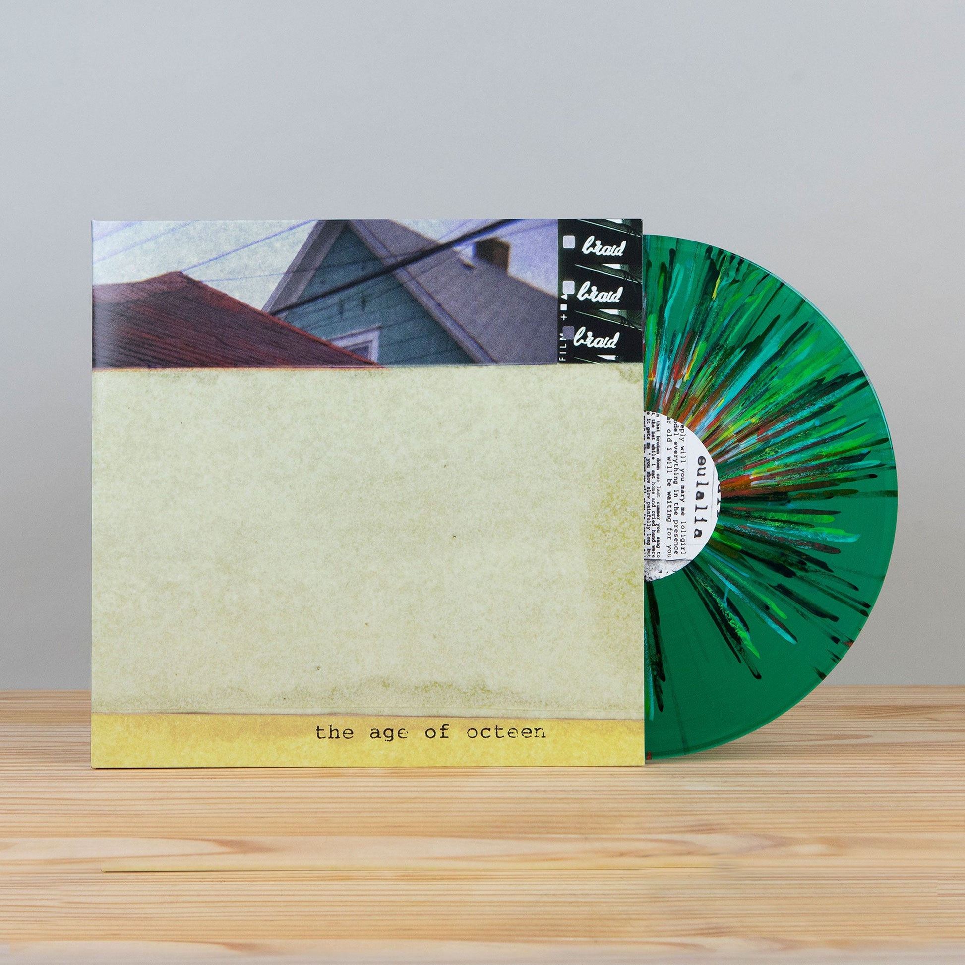Braid: The Age of Octeen: Green Splatter Vinyl LP