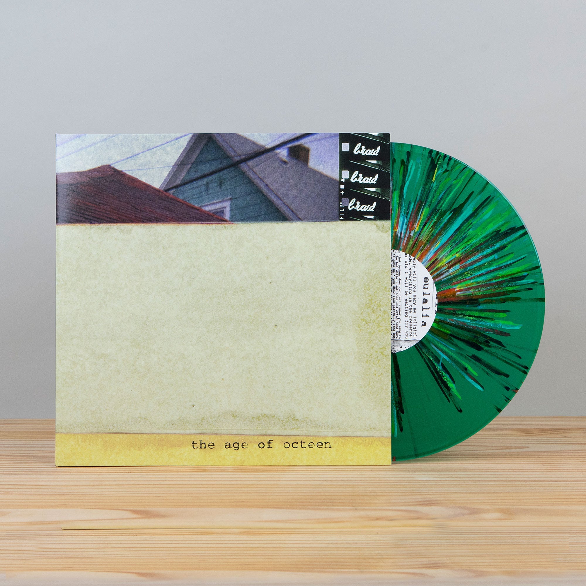 Braid: The Age of Octeen: Green Splatter Vinyl LP