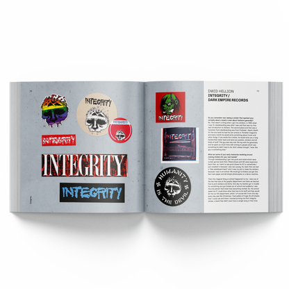 Free Stickers With Every Order: A History of Hardcore Stickers: By Thomas Rackow: Hardcover Book