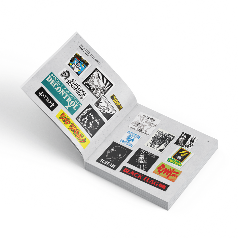 Free Stickers With Every Order: A History of Hardcore Stickers: By Thomas Rackow: Hardcover Book