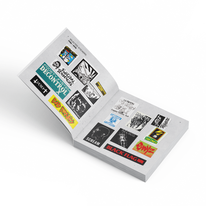 Free Stickers With Every Order: A History of Hardcore Stickers: By Thomas Rackow: Hardcover Book