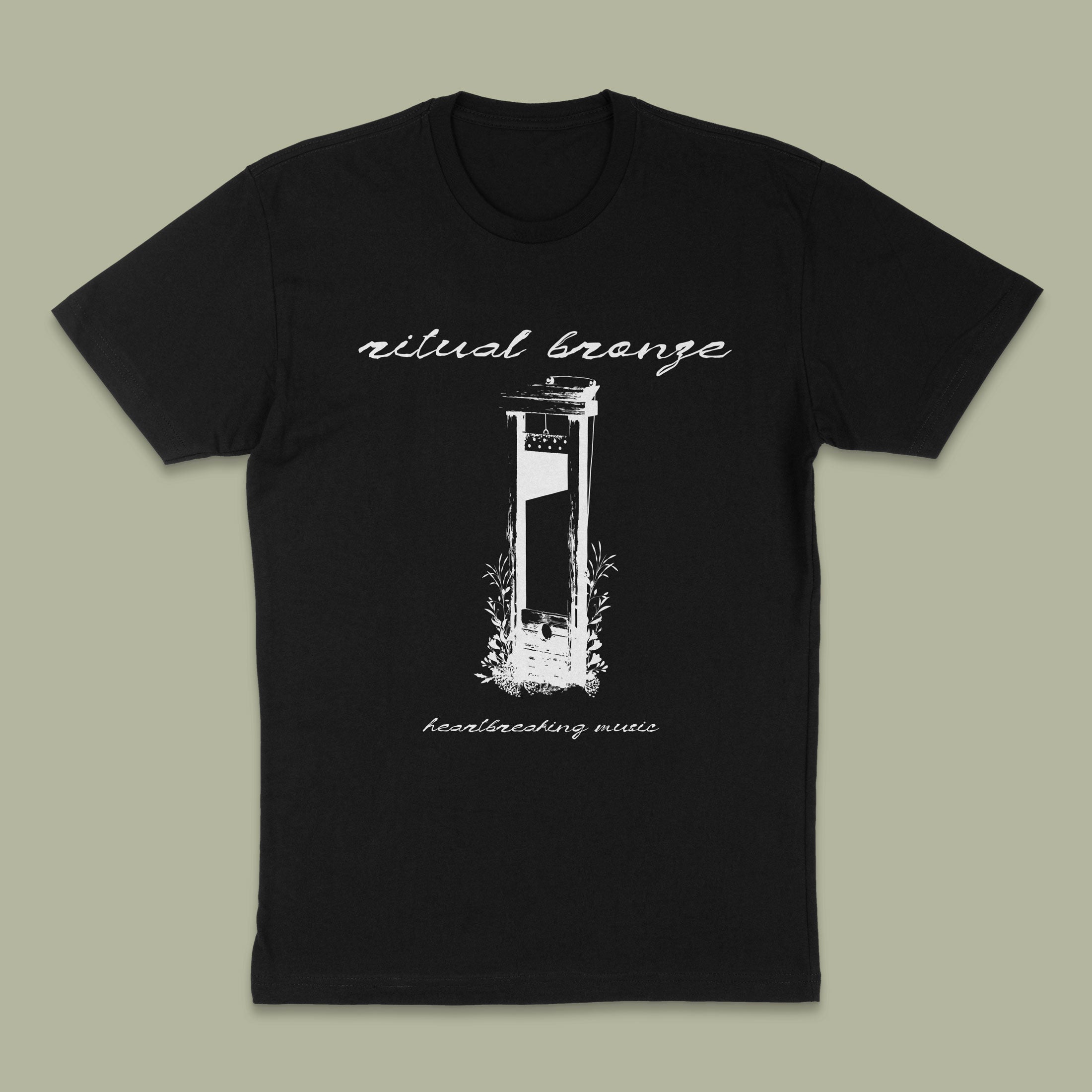 Ritual Bronze: Heartbreaking Music: Unisex Short Sleeve T-Shirt Black