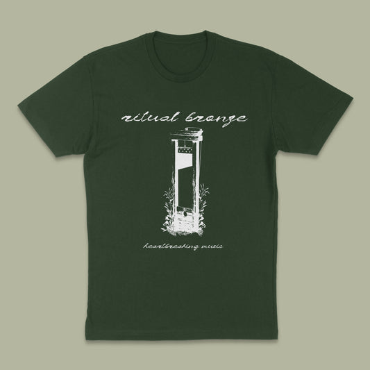 Ritual Bronze: Heartbreaking Music: Unisex Short Sleeve T-Shirt Forest Green
