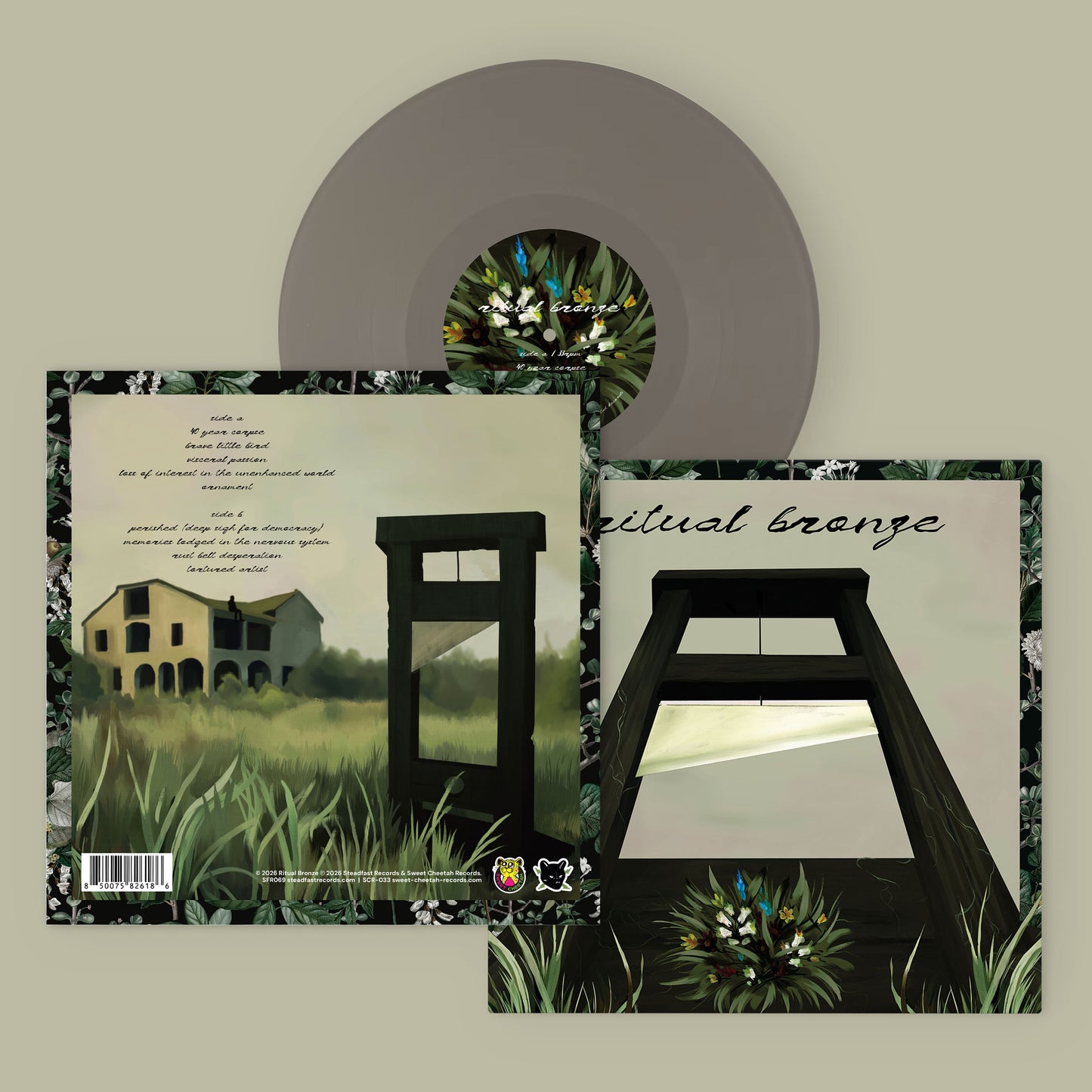 Ritual Bronze: Self-Titled: Limited Edition Second Pressing Grey Vinyl LP