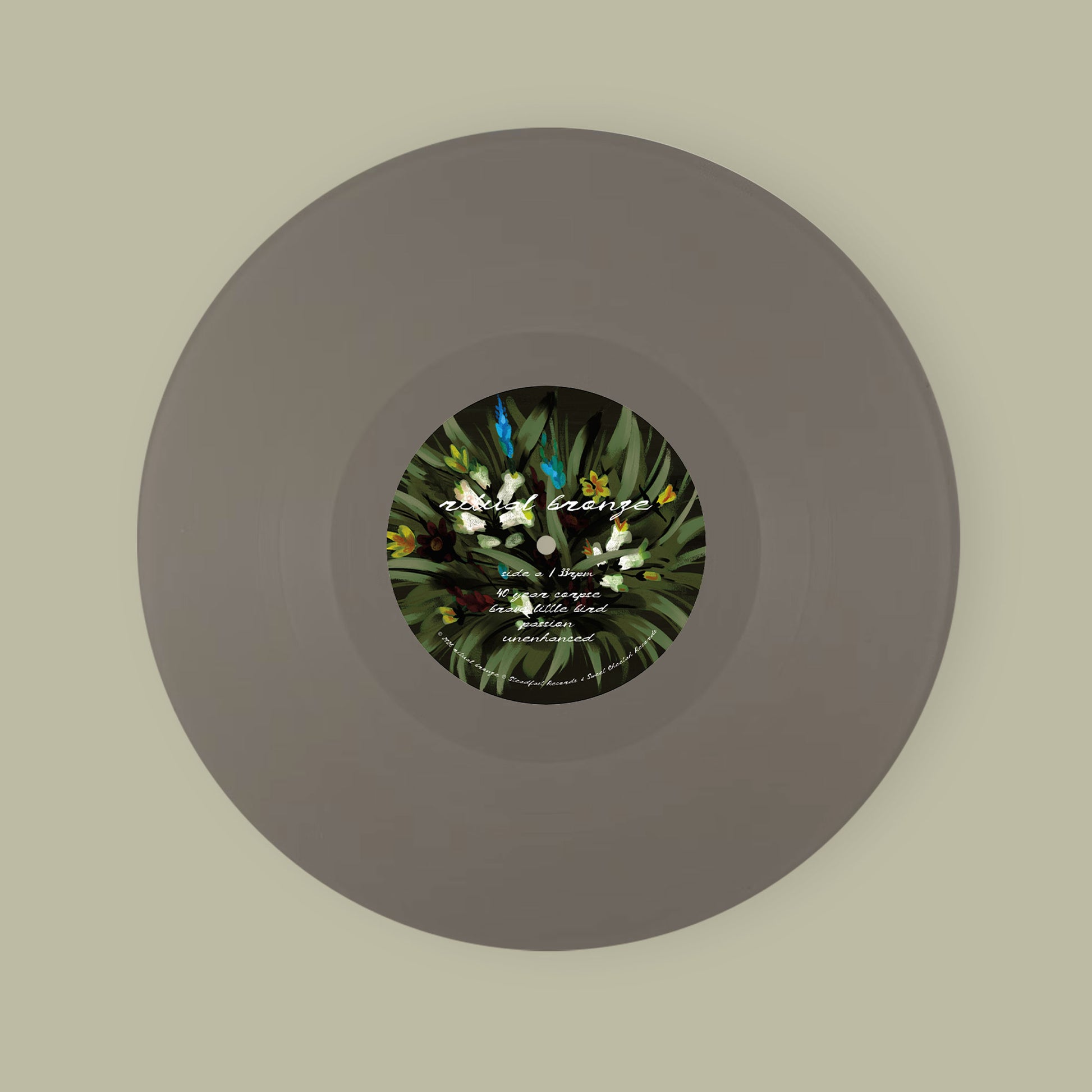 Ritual Bronze: Self-Titled: Limited Edition Second Pressing Grey Vinyl LP