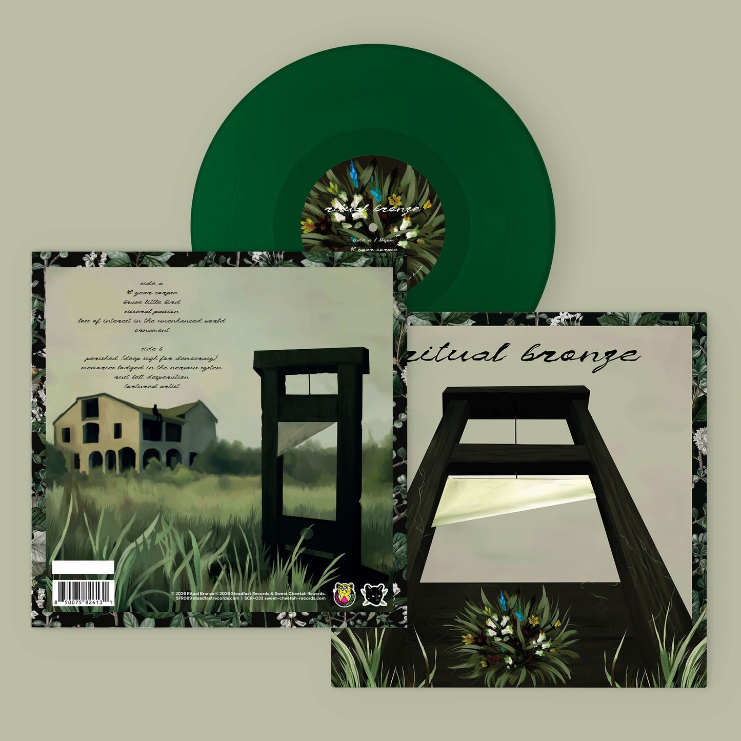 Ritual Bronze: Self-Titled: Limited Edition Hand-Numbered Forest Green Vinyl LP