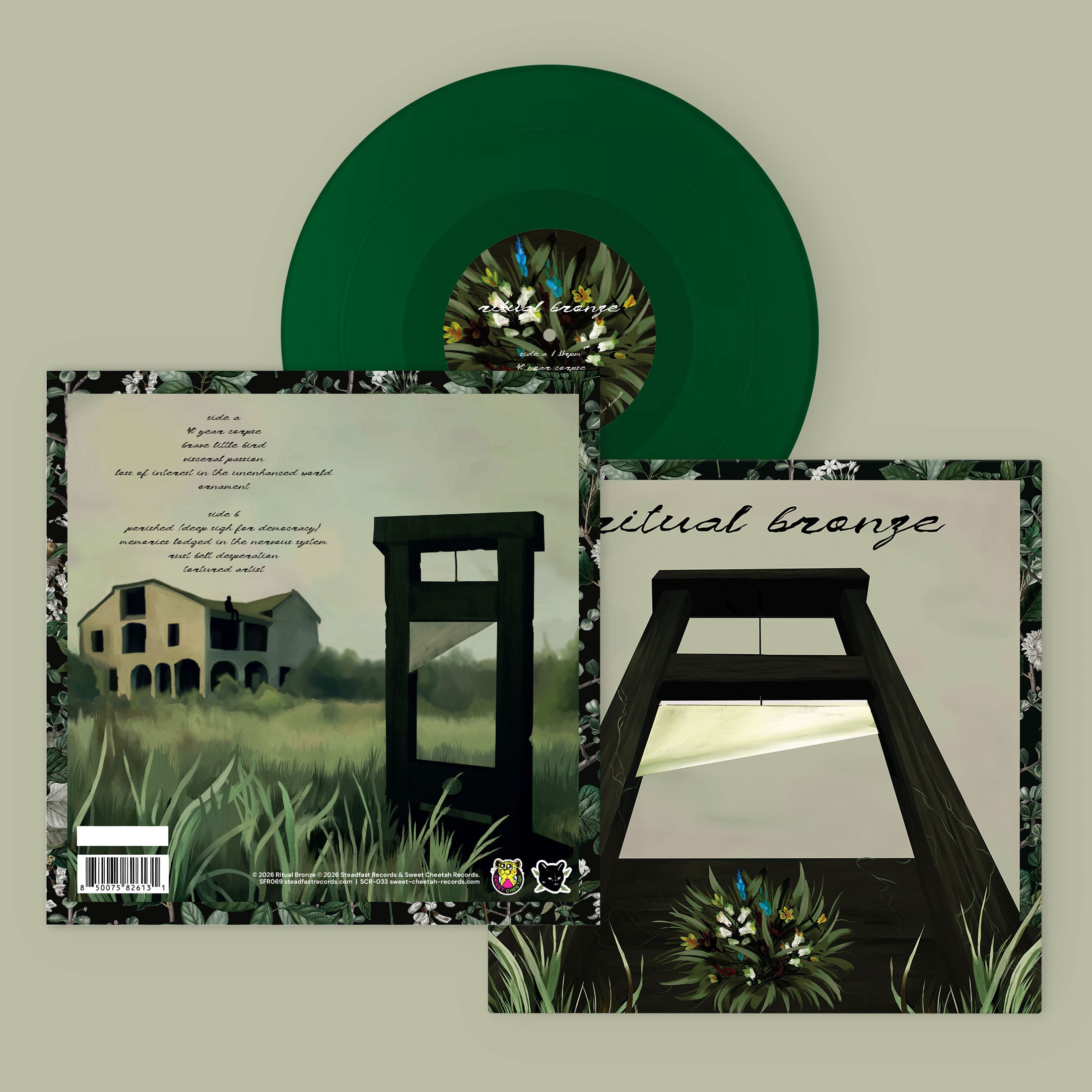 Ritual Bronze: Self-Titled: Limited Edition Hand-Numbered Forest Green Vinyl LP