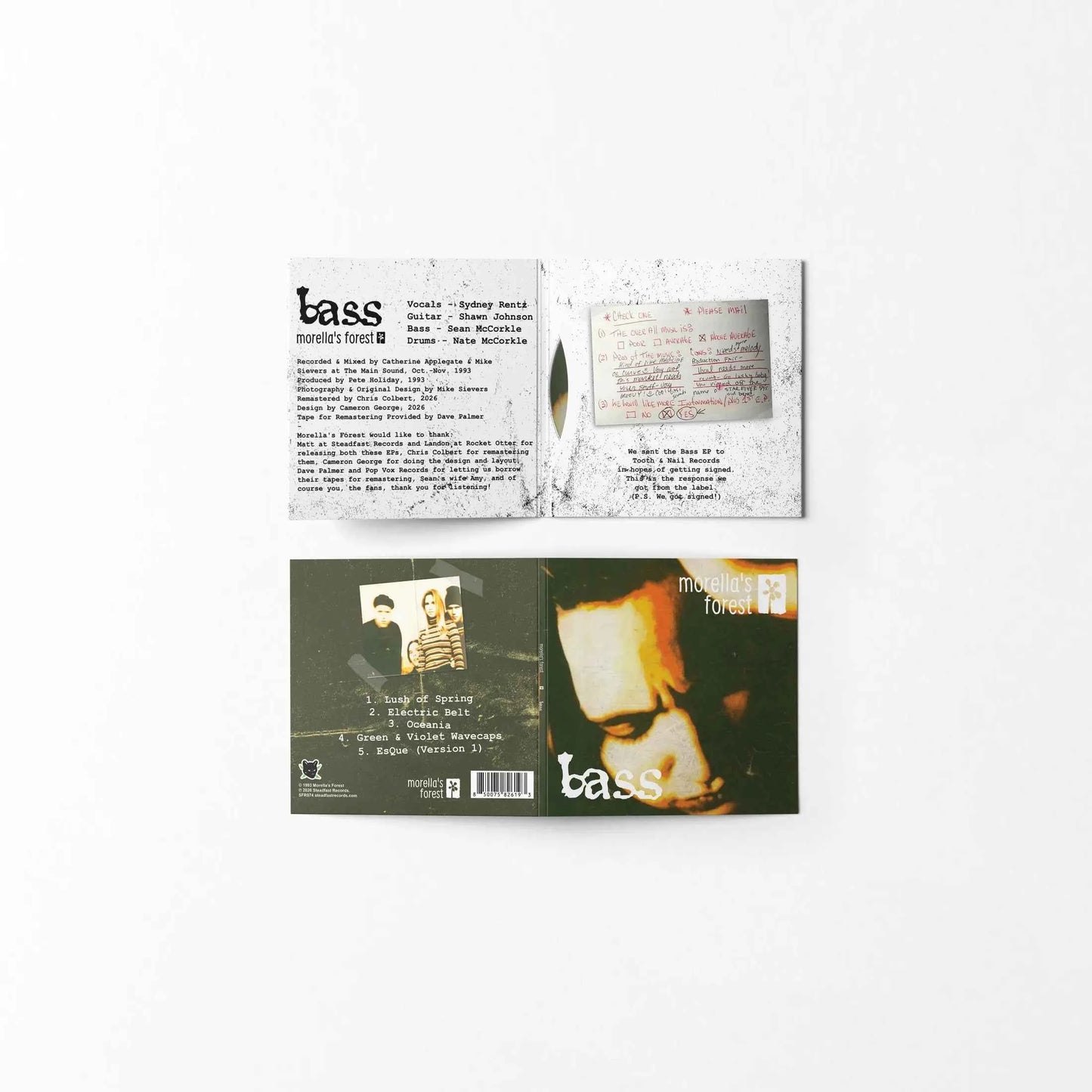 Morella's Forest: Bass (1994 Demo): Limited Edition CD EP in Eco-Wallet