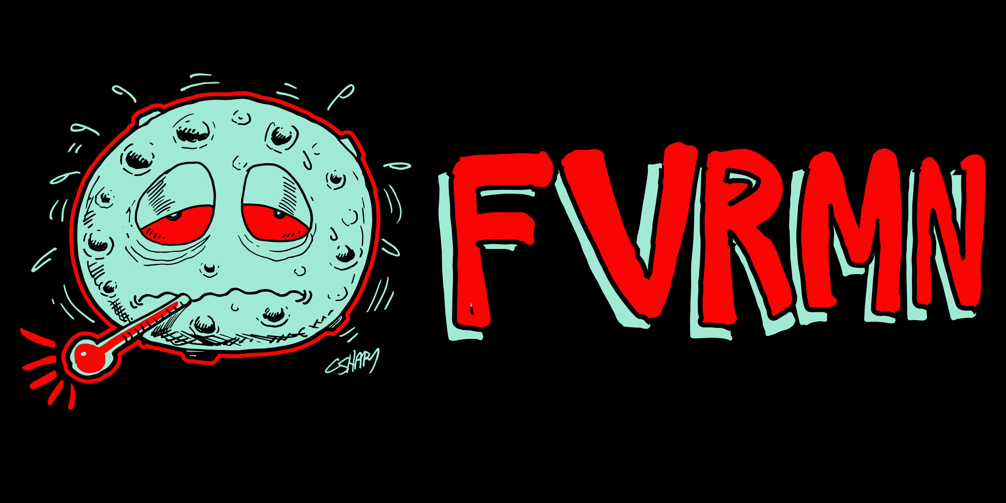 Chris Shary illustration for FVRMN t-shirt design