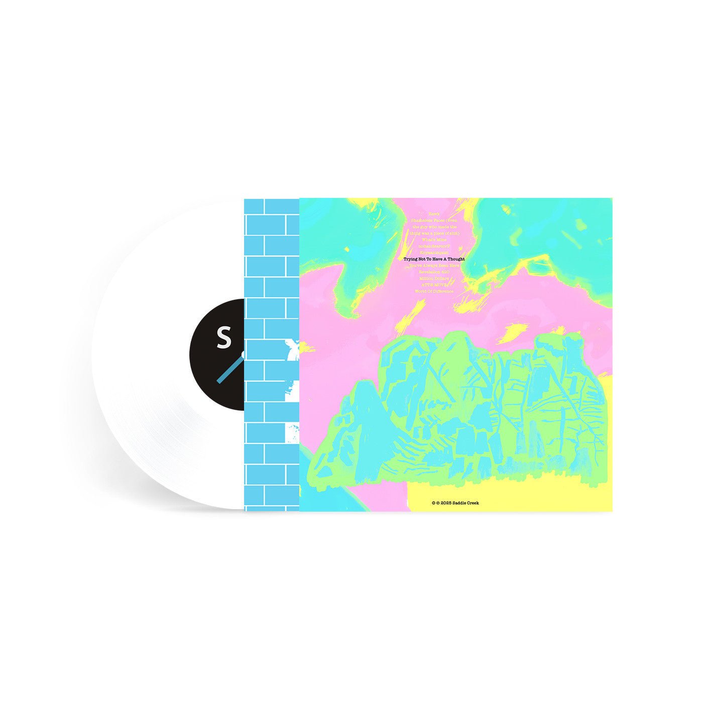 Algernon Cadwallader: Trying Not To Have a Thought: Opaque White Vinyl LP