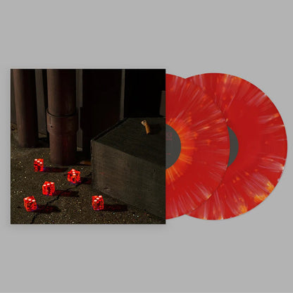 Bright Eyes: Five Dice, All Threes: Red & Orange Splatter 2xLP