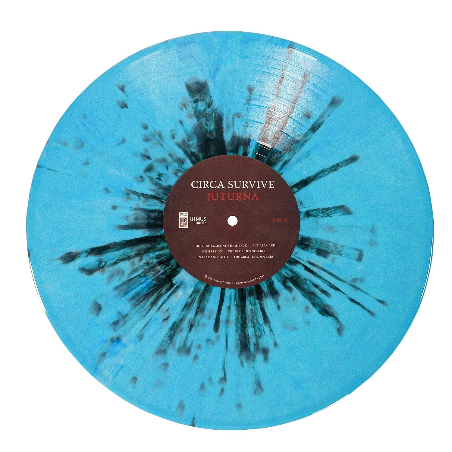 Circa Survive: Juturna: Pale Blue w/Black Splatter Vinyl LP