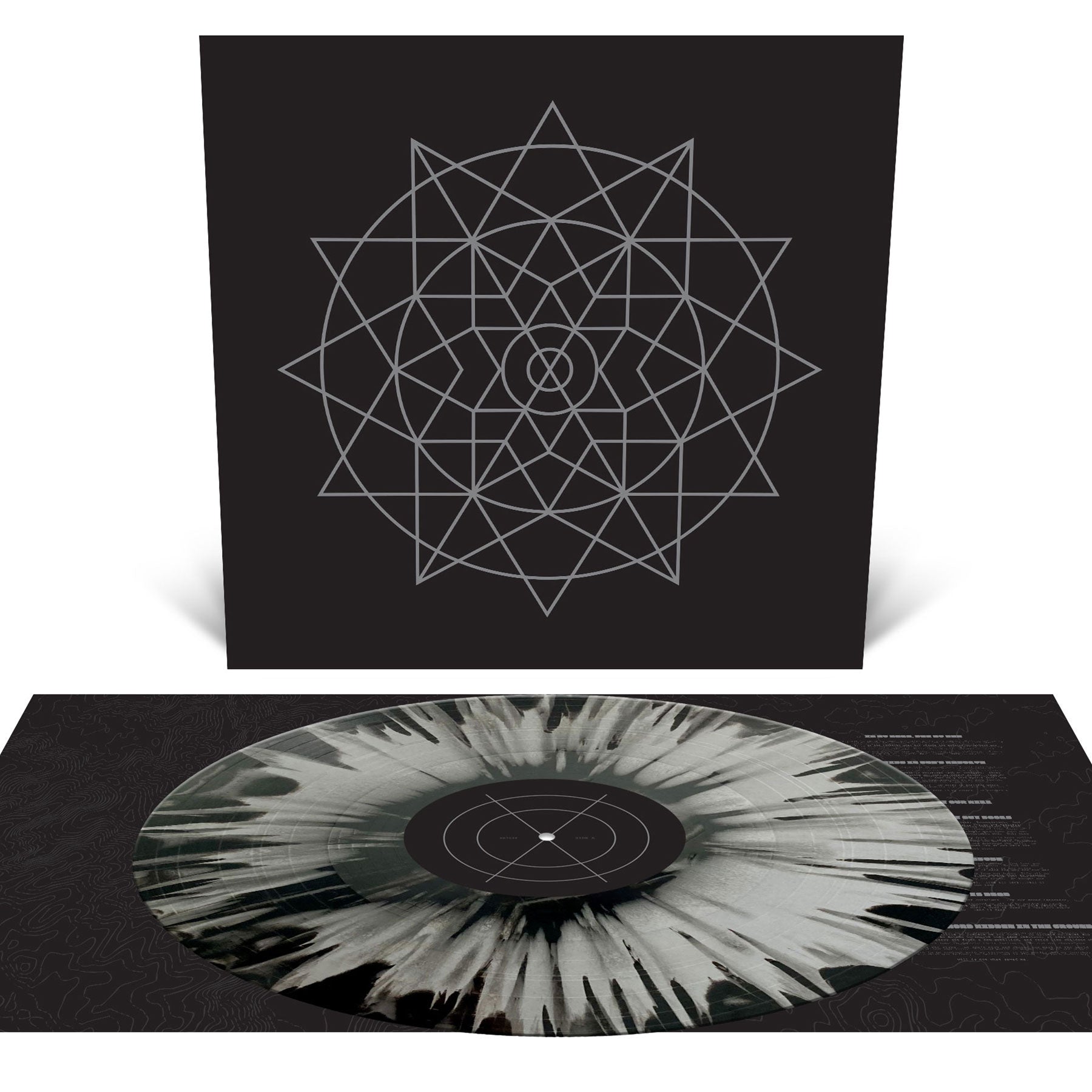 Coalesce: OX: Silver & Black Merge w/Splatter: Vinyl LP