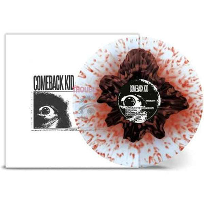 Comeback Kid: Trouble: EP: Clear Black Yolk w Red Splatter Vinyl