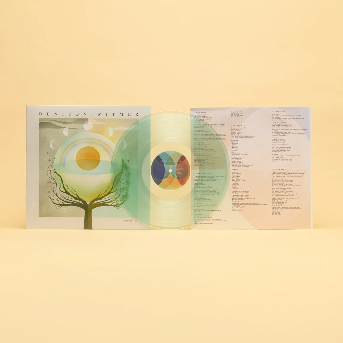 Denison Witmer: Anything At All: Coke Bottle Clear Vinyl LP