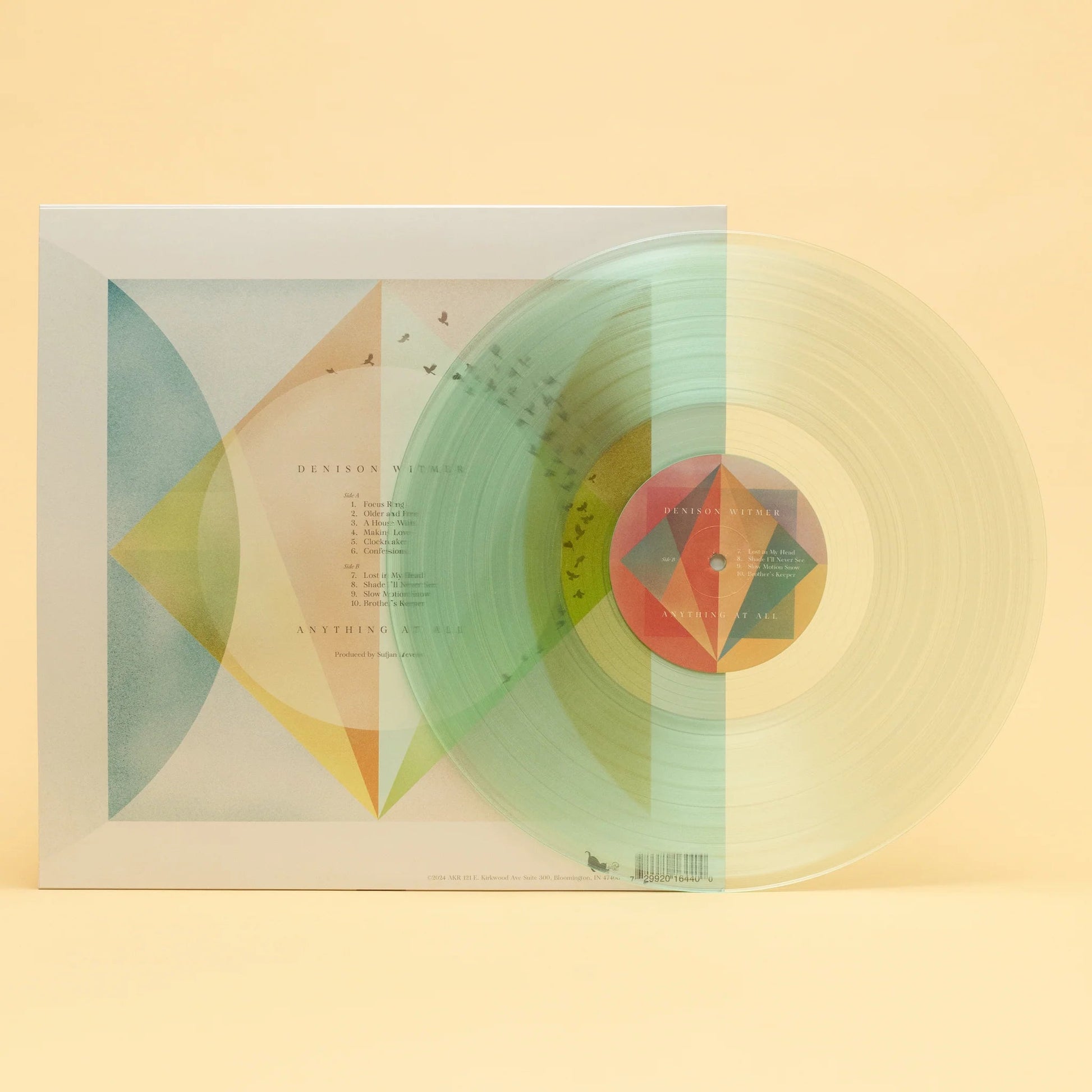 Denison Witmer: Anything At All: Coke Bottle Clear Vinyl LP