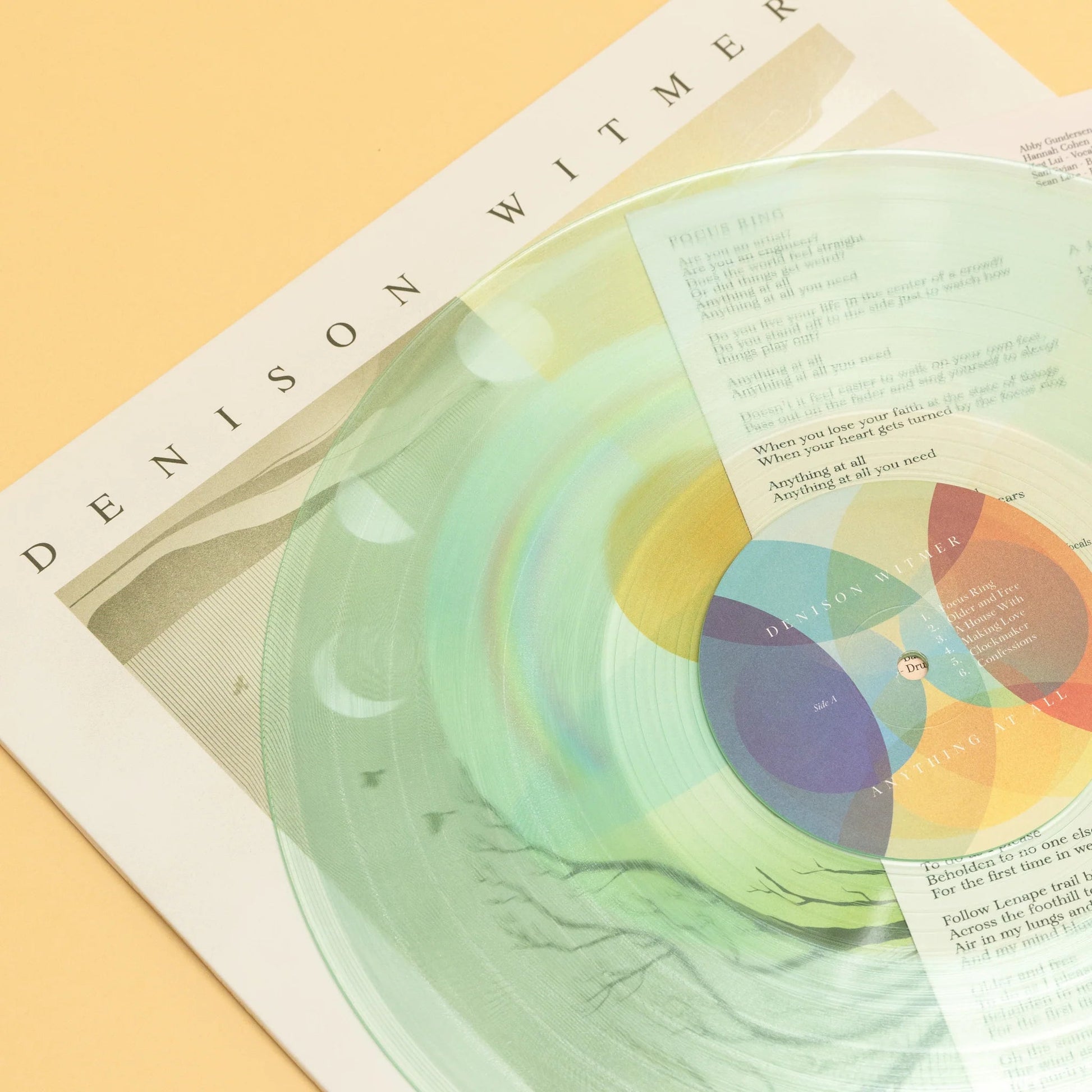 Denison Witmer: Anything At All: Coke Bottle Clear Vinyl LP