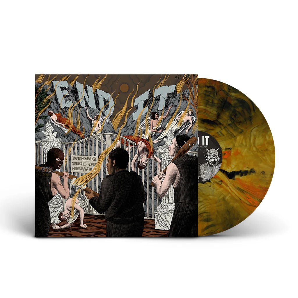 End It: Wrong Side of Heaven: Koi Pond Swirl Vinyl LP - Steadfast Records