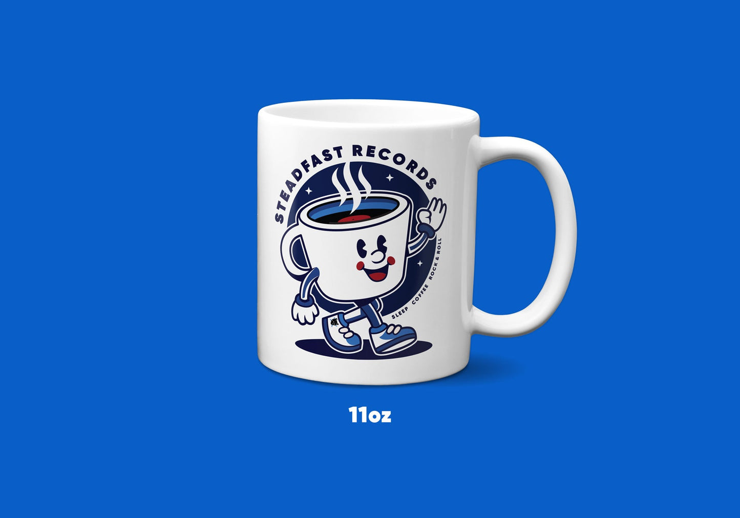 Espresso Bud Ceramic Coffee Mug 11 oz White