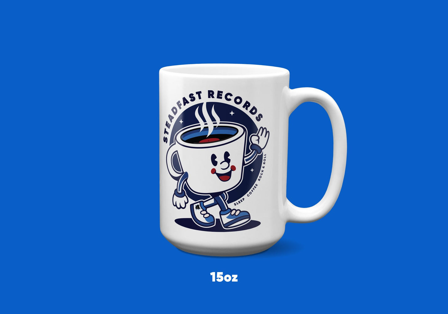 Espresso Bud Ceramic Coffee Mug 15 oz White