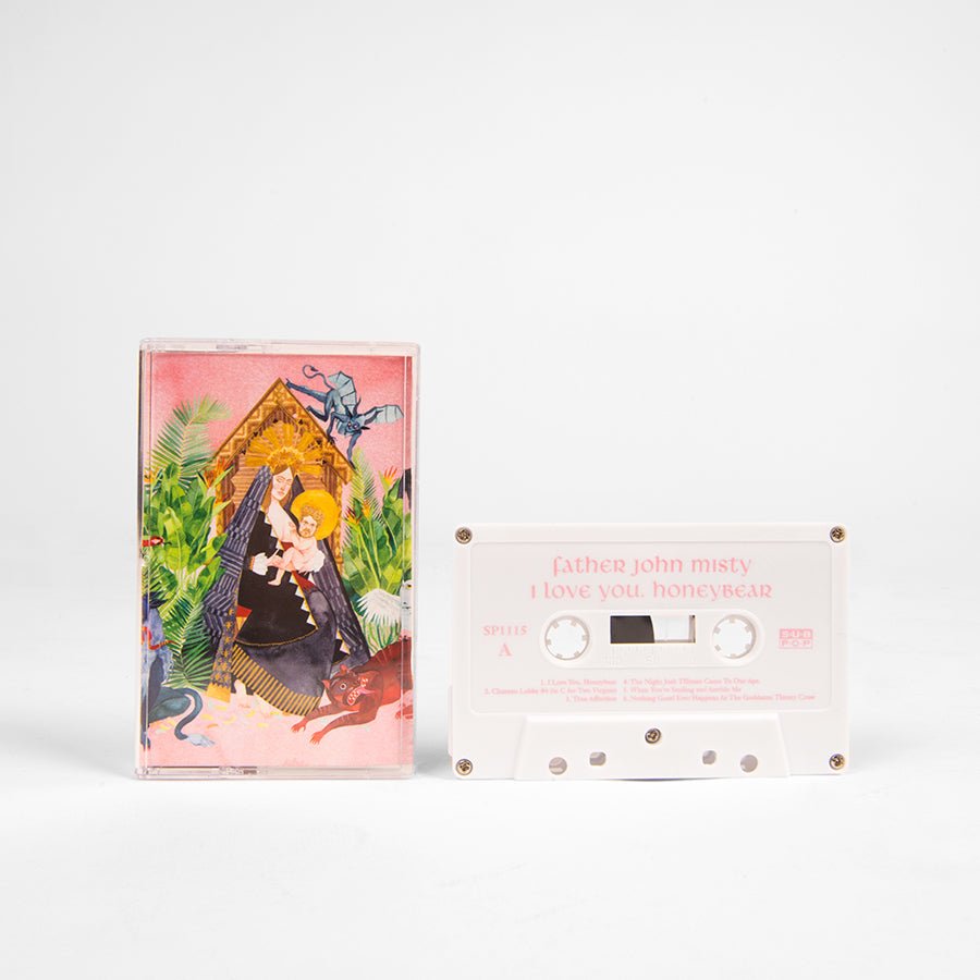 Father John Misty: I Love You, Honeybear: White Shell Cassette - Steadfast Records