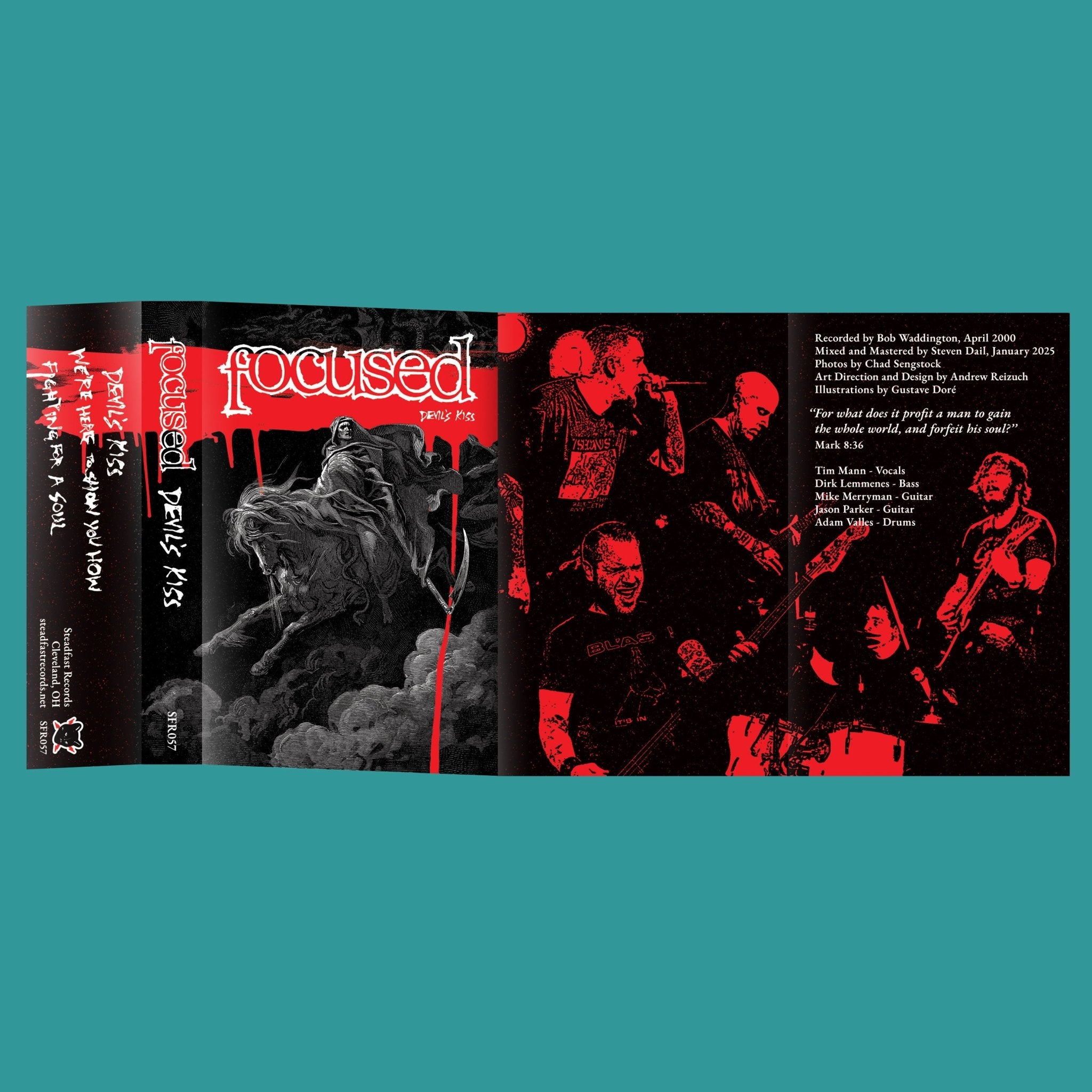 Focused: Devil's Kiss: Limited Edition Cassette EP - Steadfast Records