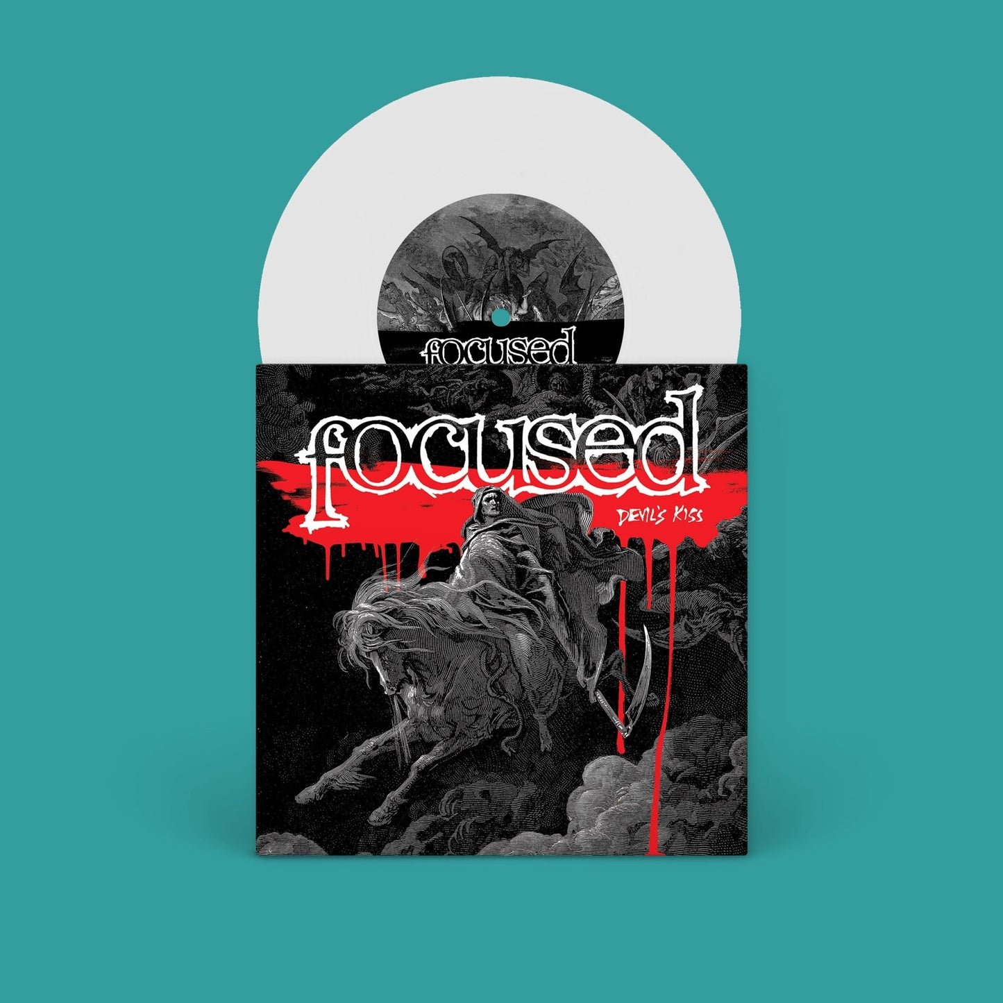 Focused: Devil's Kiss: Limited Edition 7" Vinyl EP White