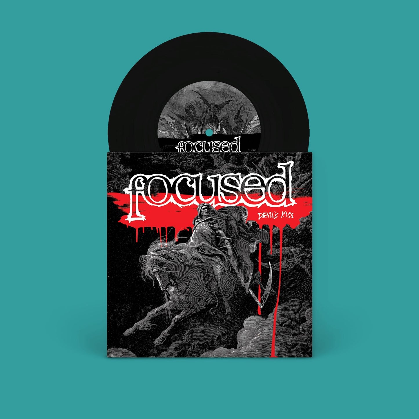 Focused: Devil's Kiss: Limited Edition 7" Vinyl EP Black