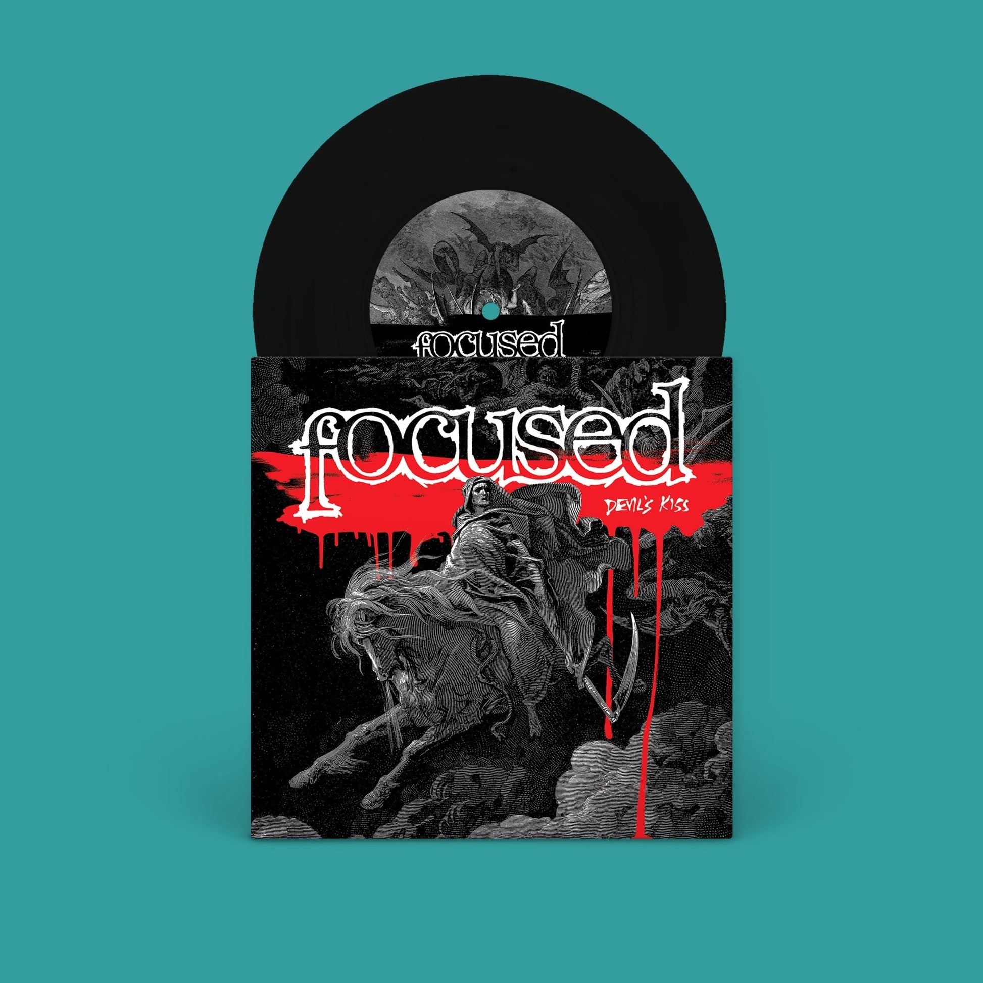 Focused: Devil's Kiss: Limited Edition 7" Vinyl EP Black