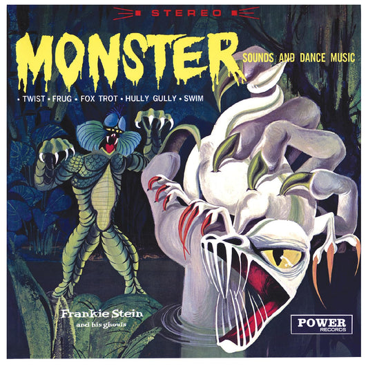 Frankie Stein and His Ghouls: Monster Sounds and Dance Music: Coke Clear w/Yellow Serpentine Swirl Vinyl