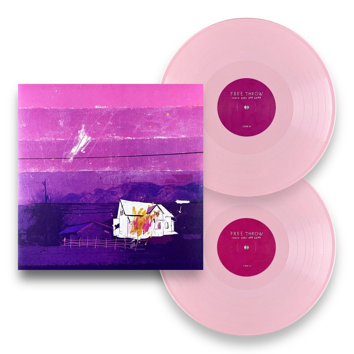 Free Throw: Those Days Are Gone: 10 Year Anniversary Edition: 2XLP Pink Vinyl