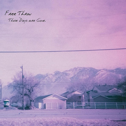 Free Throw: Those Days Are Gone: Black Cherry Eco-Mix Vinyl LP