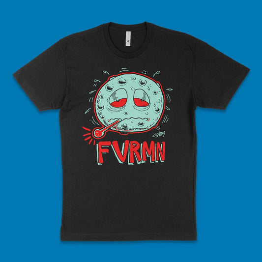 FVRMN: Fever T by Chris Shary: Unisex Short Sleeve T-Shirt Black