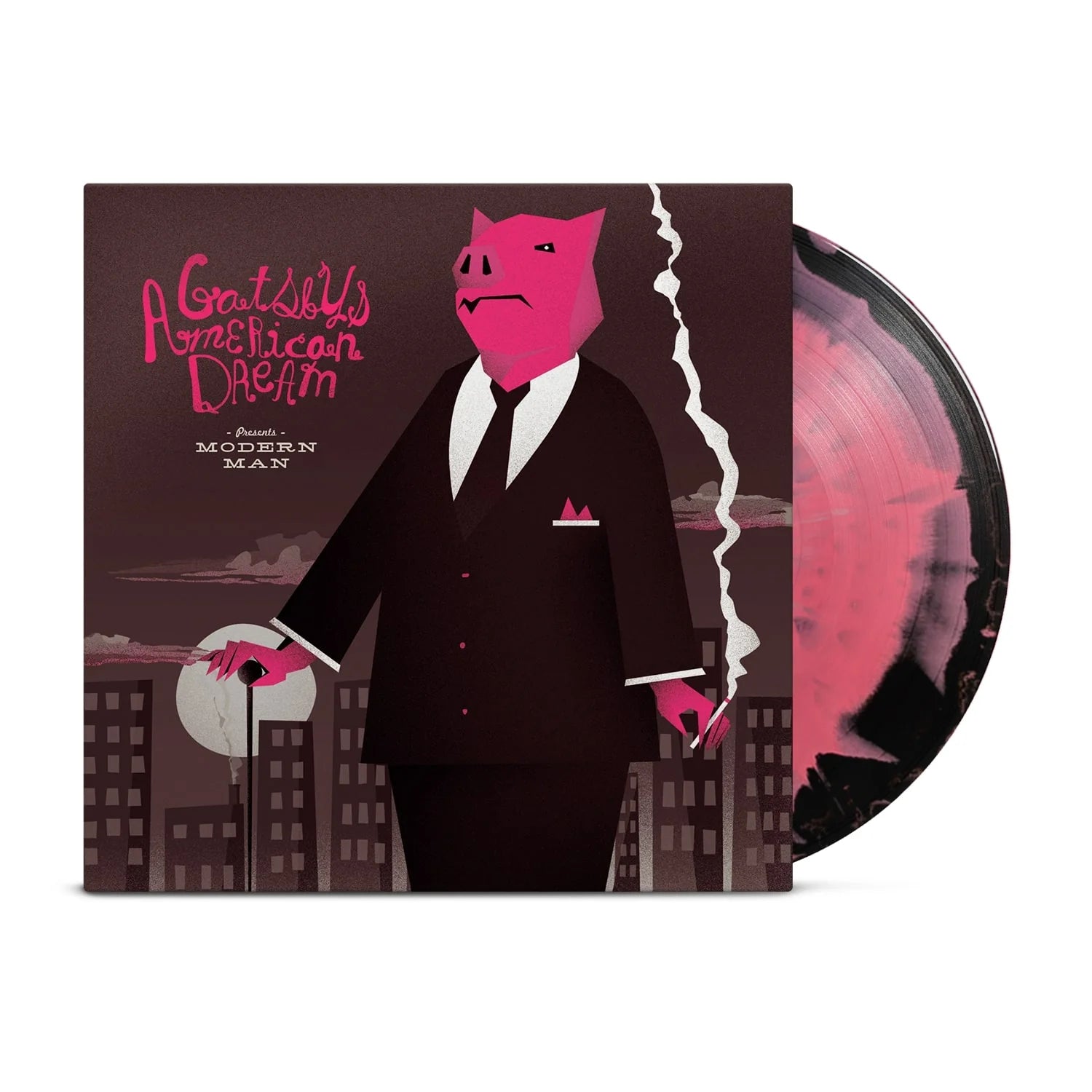 Gatsby's American Dream: Modern Man: Limited Edition Black and Pink Vinyl 12" Single - Steadfast Records