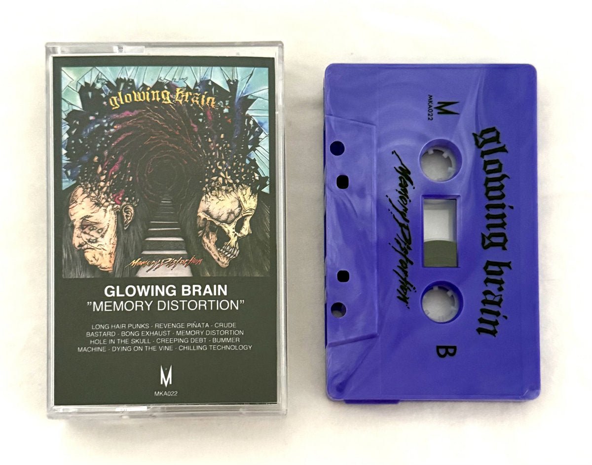 Glowing Brain: Memory Distortion: Purple Passion Swirl Cassette
