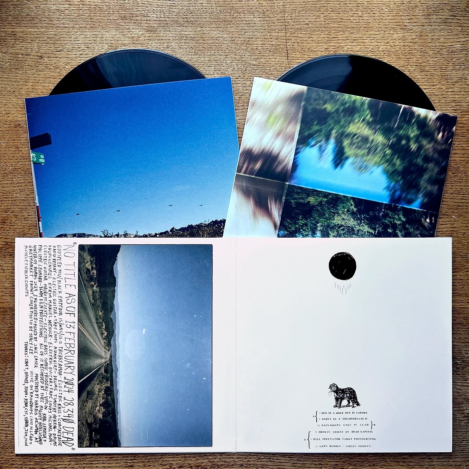 Godspeed You! Black Emperor: NO TITLE AS OF 13 FEBRUARY 2024 28,340 DEAD: 2xLP 180g Black Vinyl