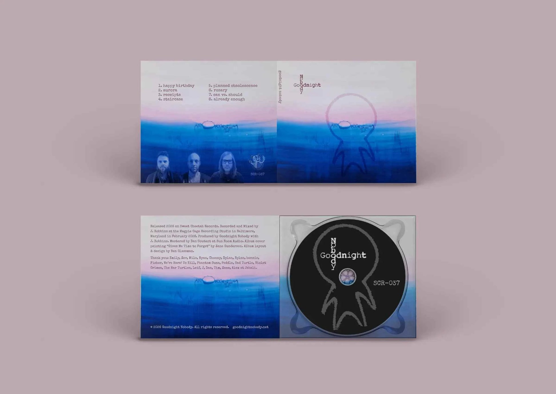 Goodnight Nobody: Self-Titled: Limited Edition CD