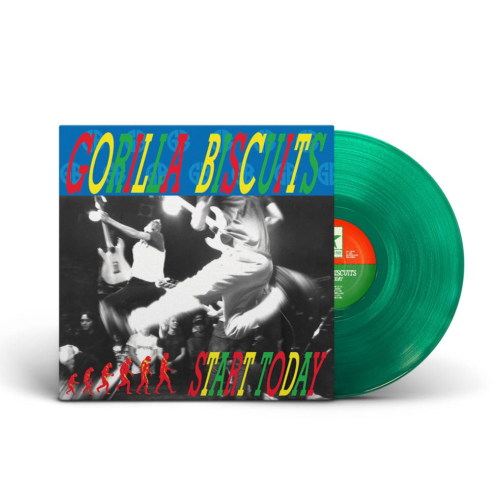 Gorilla Biscuits: Start Today: Translucent Green Vinyl - Steadfast Records