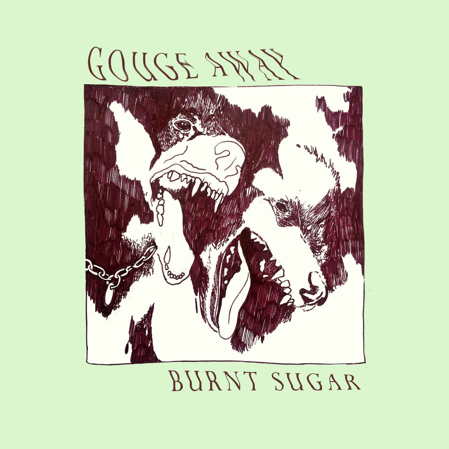 Gouge Away: Burnt Sugar: Cloudy Bone & Clear Vinyl LP