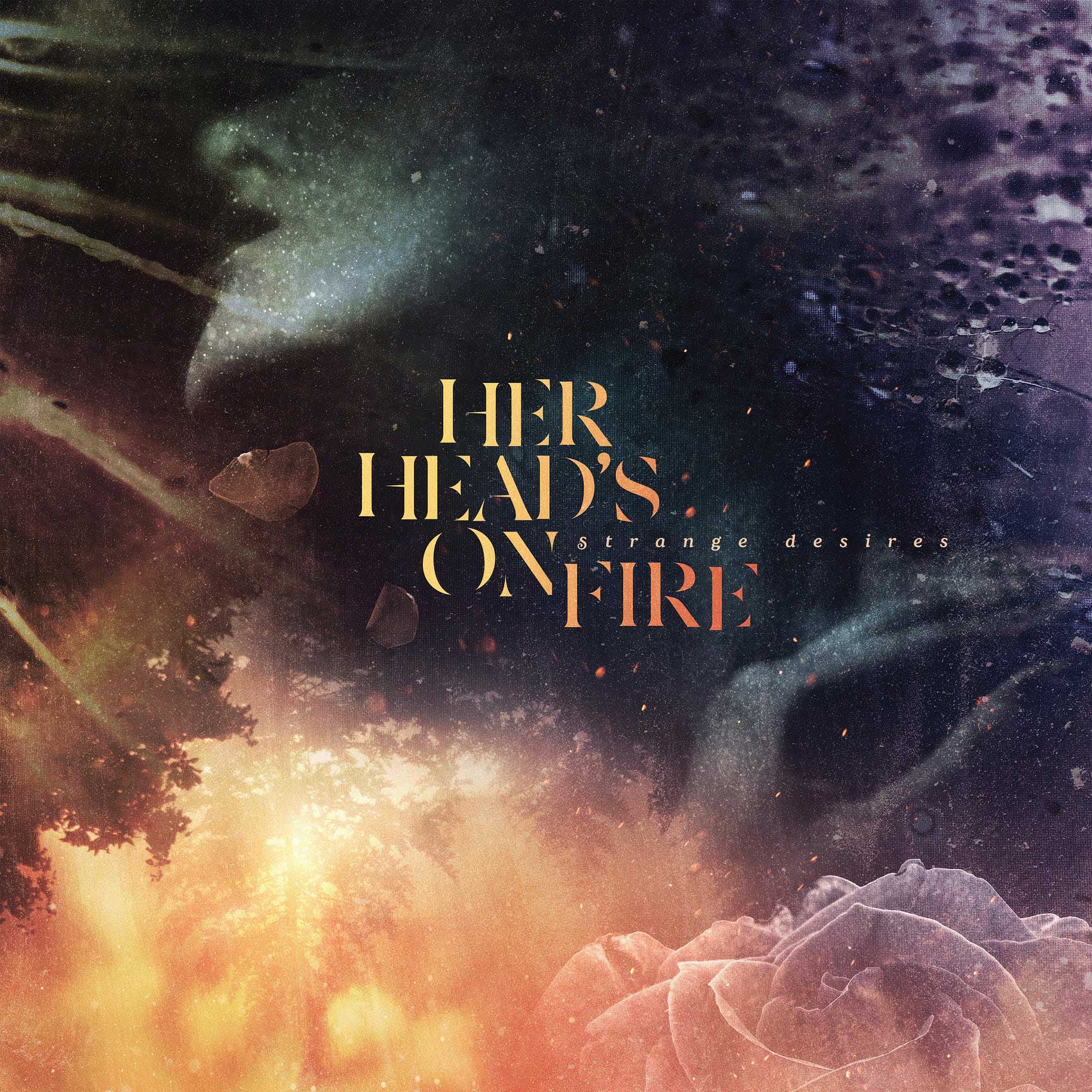 Her Head's On Fire: Strange Desires: Orange/Puple Vinyl LP (Import)