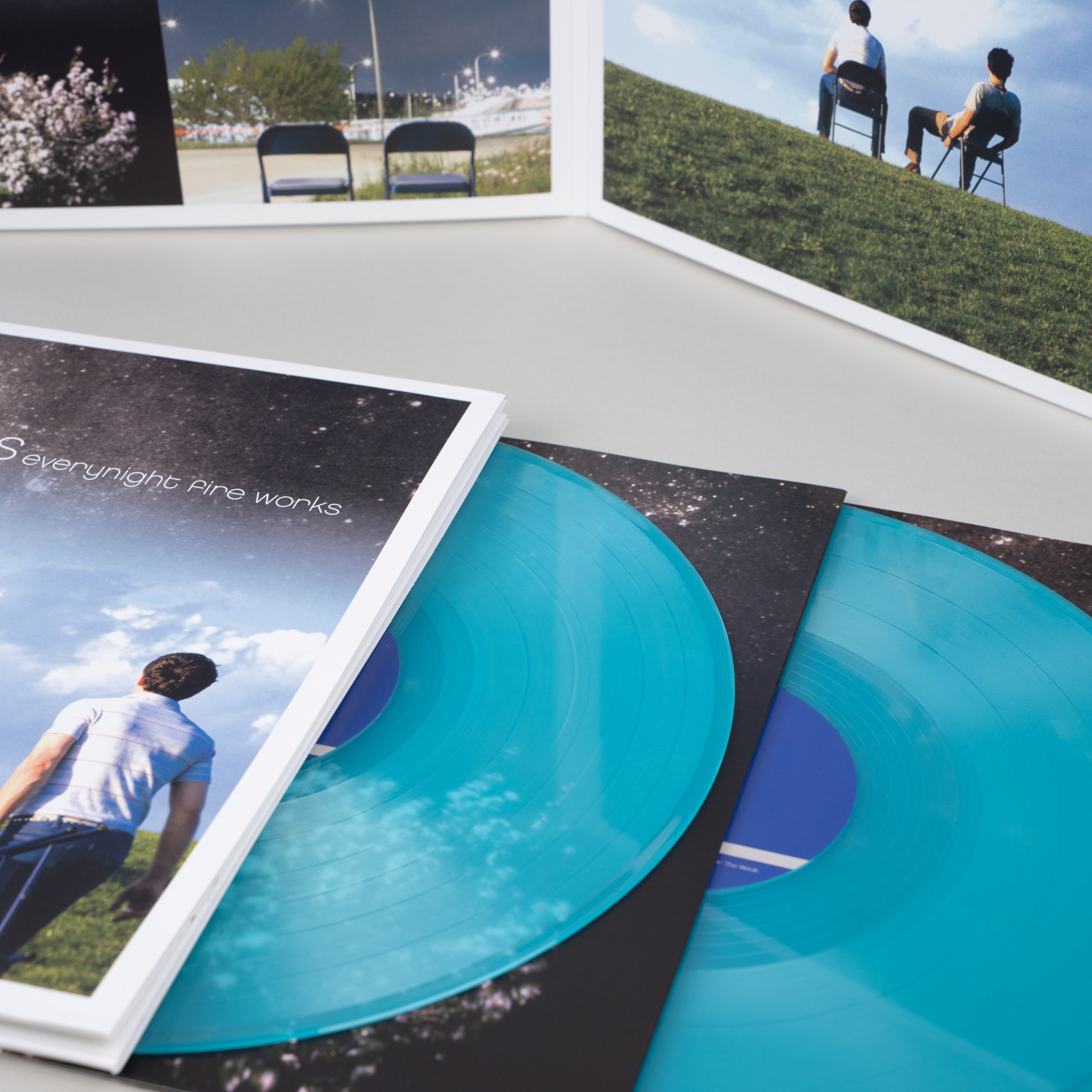 Hey Mercedes: Everynight Fire Works: Clear Blue Vinyl 2LP