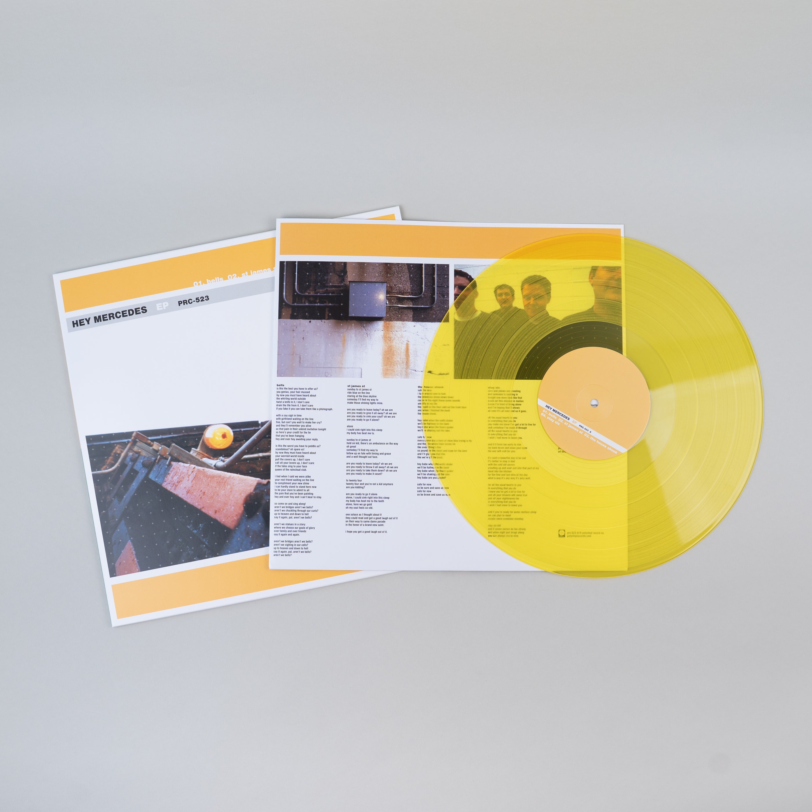 Hey Mercedes: Hey Mercedes / Unorchestrated: Clear Yellow Vinyl LP