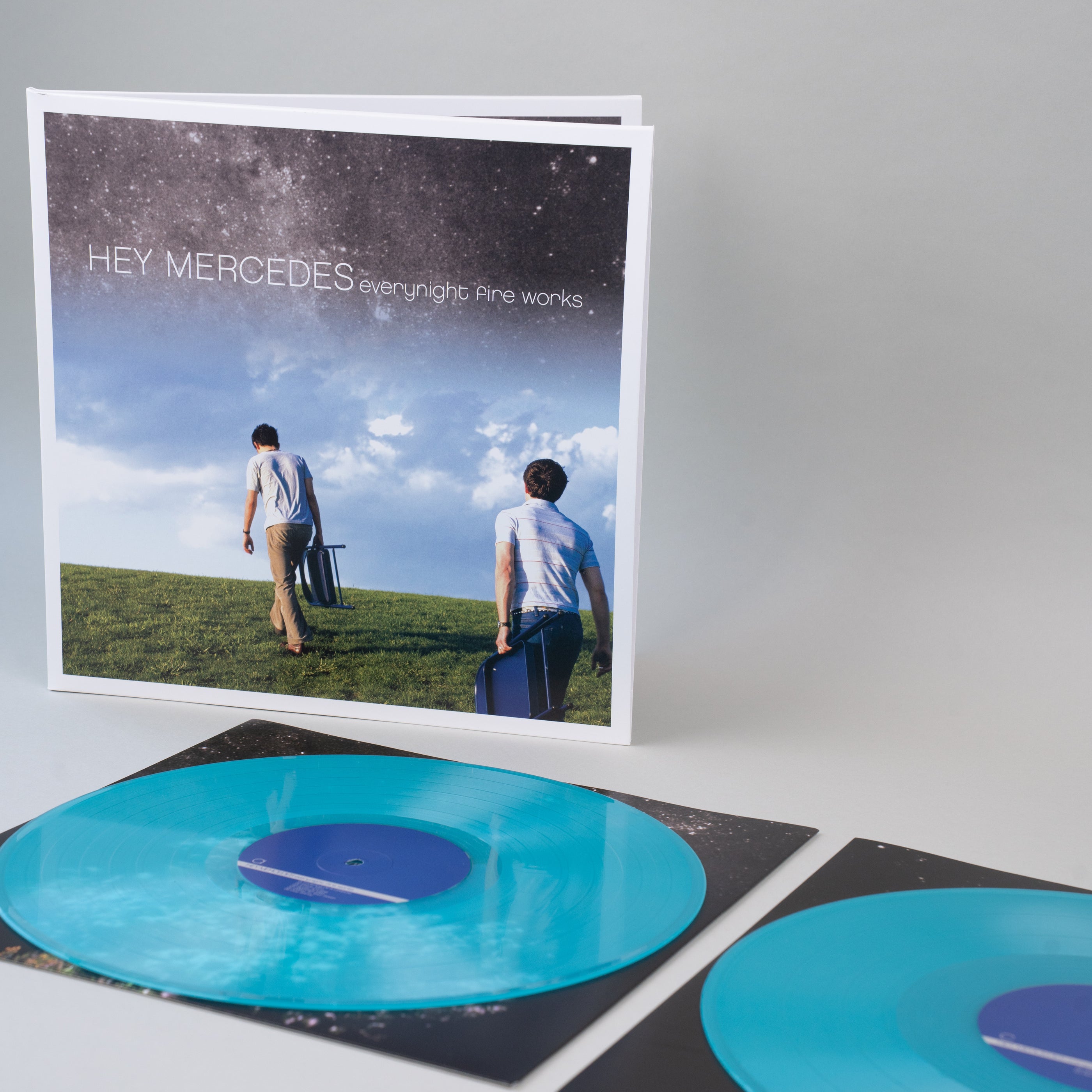 Hey Mercedes: Everynight Fire Works: Clear Blue Vinyl 2LP