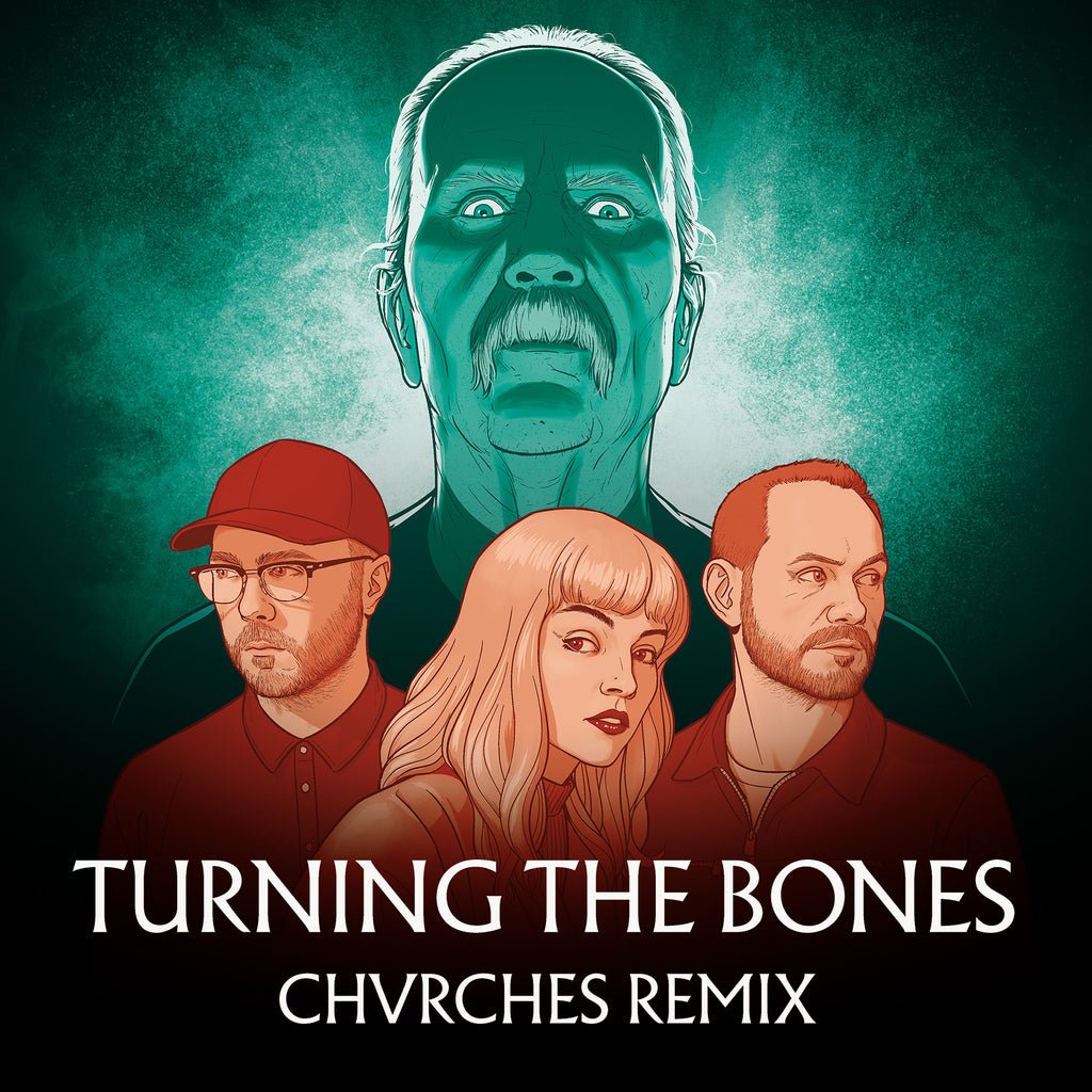 John Carpenter & CHVRCHES: Turning The Bones (CHVRCHES remix) b/w Good Girls (John Carpenter remix): Blue and Pink Marble 7"