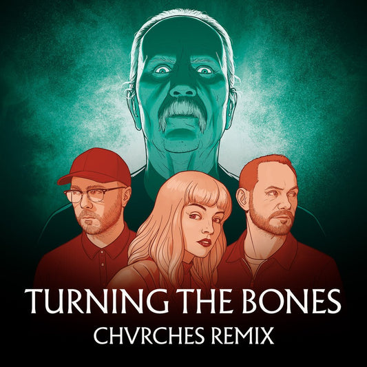 John Carpenter & CHVRCHES: Turning The Bones (CHVRCHES remix) b/w Good Girls (John Carpenter remix): Blue and Pink Marble 7"