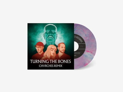 John Carpenter & CHVRCHES: Turning The Bones (CHVRCHES remix) b/w Good Girls (John Carpenter remix): Blue and Pink Marble 7"