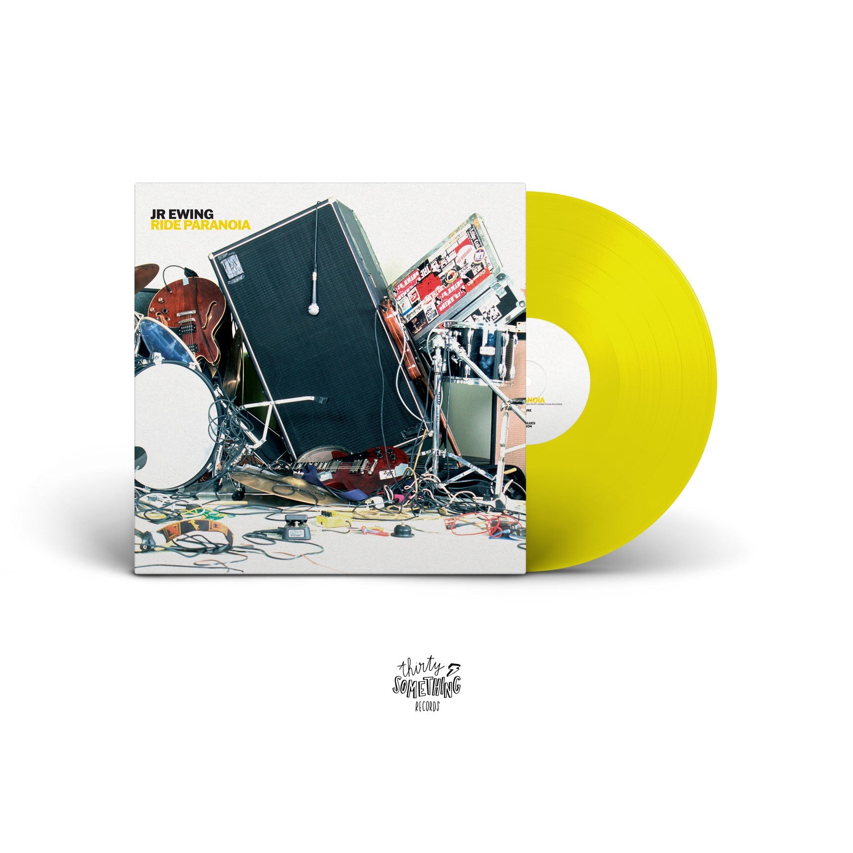 JR Ewing: Ride Paranoia: Yellow/White Marble LP (Import)